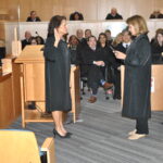 Judge Gina Dashman takes the oath of judicial office