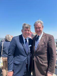 Attorney Jonathan Lee with the General Counsel of the US Navy, Sean Coffey.