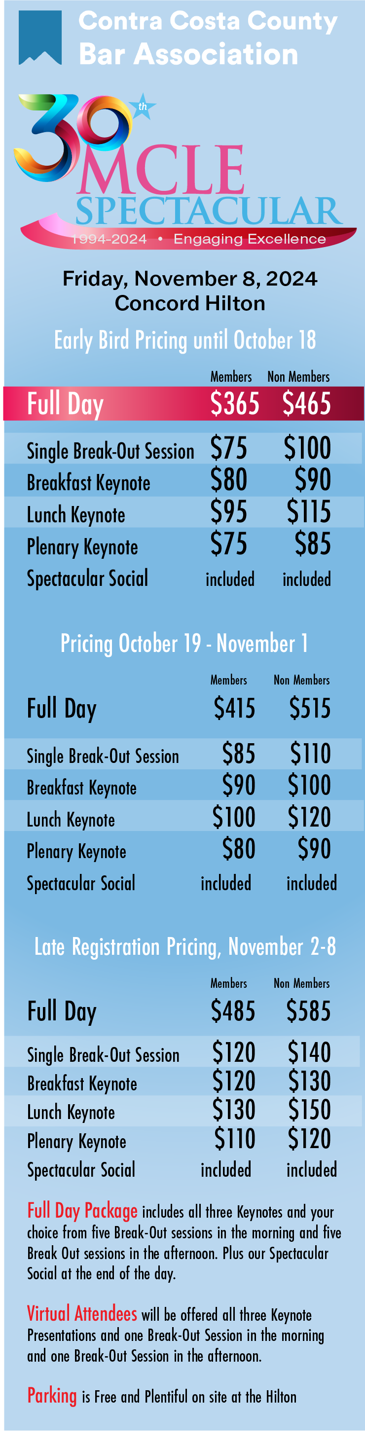 pricing sidebar